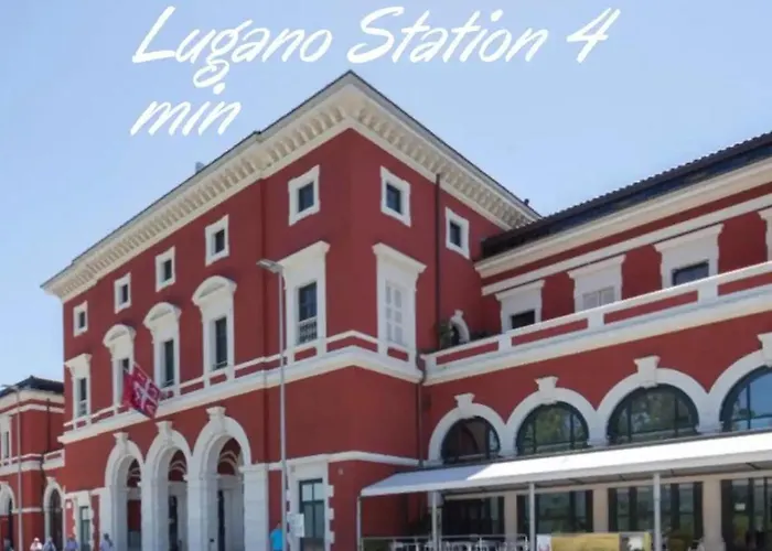 Soleil 5* With Terrace In Center * ルガーノ